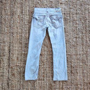 True Religion y2k light wash straight leg jeans